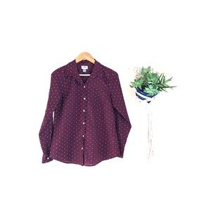 Old Navy Polka Dot Button Down